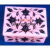 Marble inlay jewellery box-RE3428